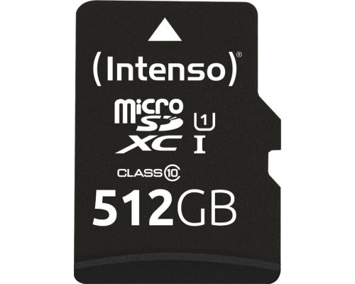 SD  Intenso Intenso microSD 512GB UHS-I Perf CL10| Performance Klasa 10
