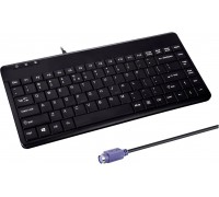 Perixx Perixx PERIBOARD-409 P, DE, Mini keyboard PS/2, black