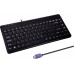 Perixx Perixx PERIBOARD-409 P, DE, Mini keyboard PS/2, black