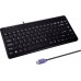 Perixx Perixx PERIBOARD-409 P, DE, Mini keyboard PS/2, black