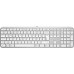 Logitech Logitech MX Keys S klawiatura Uniwersalne RF Wireless + Bluetooth QWERTZ Swiss Aluminium, Biały