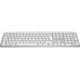 Logitech Logitech MX Keys S klawiatura Uniwersalne RF Wireless + Bluetooth QWERTZ Swiss Aluminium, Biały