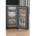 Whirlpool Whirlpool Refrigerator | WQ9I FO2BX EF | Energy efficiency class E | Free standing | Side by side | Height 187.6 cm | No Frost system | Fridge net capacity 355 L | Freezer net capacity 237 L | Display | 41 dB | Black
