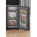Whirlpool Whirlpool Refrigerator | WQ9I FO2BX EF | Energy efficiency class E | Free standing | Side by side | Height 187.6 cm | No Frost system | Fridge net capacity 355 L | Freezer net capacity 237 L | Display | 41 dB | Black