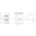 Whirlpool Whirlpool Refrigerator | WQ9I FO2BX EF | Energy efficiency class E | Free standing | Side by side | Height 187.6 cm | No Frost system | Fridge net capacity 355 L | Freezer net capacity 237 L | Display | 41 dB | Black