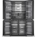 Whirlpool Whirlpool Refrigerator | WQ9I FO2BX EF | Energy efficiency class E | Free standing | Side by side | Height 187.6 cm | No Frost system | Fridge net capacity 355 L | Freezer net capacity 237 L | Display | 41 dB | Black