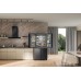 Whirlpool Whirlpool Refrigerator | WQ9I FO2BX EF | Energy efficiency class E | Free standing | Side by side | Height 187.6 cm | No Frost system | Fridge net capacity 355 L | Freezer net capacity 237 L | Display | 41 dB | Black