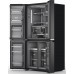 Whirlpool Whirlpool Refrigerator | WQ9I FO2BX EF | Energy efficiency class E | Free standing | Side by side | Height 187.6 cm | No Frost system | Fridge net capacity 355 L | Freezer net capacity 237 L | Display | 41 dB | Black