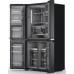 Whirlpool Whirlpool Refrigerator | WQ9I FO2BX EF | Energy efficiency class E | Free standing | Side by side | Height 187.6 cm | No Frost system | Fridge net capacity 355 L | Freezer net capacity 237 L | Display | 41 dB | Black