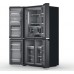 Whirlpool Whirlpool Refrigerator | WQ9I FO2BX EF | Energy efficiency class E | Free standing | Side by side | Height 187.6 cm | No Frost system | Fridge net capacity 355 L | Freezer net capacity 237 L | Display | 41 dB | Black