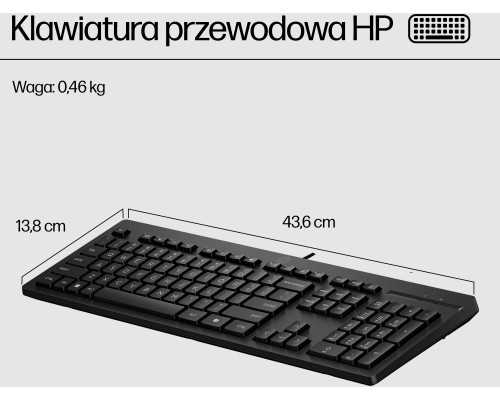 HP 125 Wired Keyboard Estonia