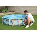 Amazon Bestway Swimming pool Rack dla dzieci z zadaszeniem Steel Pro UV Careful 8' x 20/2.44m x 51cm 56432