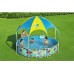 Amazon Bestway Swimming pool Rack dla dzieci z zadaszeniem Steel Pro UV Careful 8' x 20/2.44m x 51cm 56432