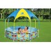 Amazon Bestway Swimming pool Rack dla dzieci z zadaszeniem Steel Pro UV Careful 8' x 20/2.44m x 51cm 56432