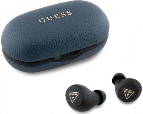 Guess Guess  GUTWSPGTSPSB TWS + docking station blue/blue Grained Classic Logo