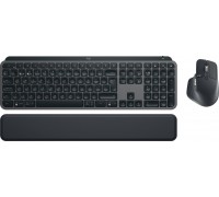 Logitech Logitech MX Keys S Combo klawiatura Dołączona myszka Biuro RF Wireless + Bluetooth Portugalski Grafitowy