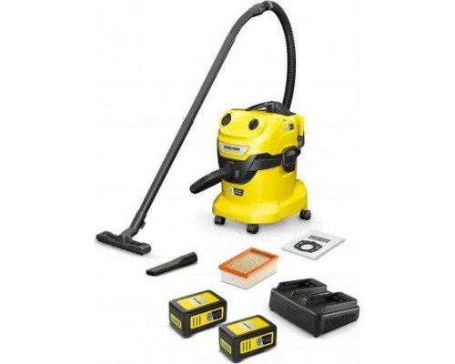 Karcher Kärcher WD 4-18 Dual Battery Set V-20/22 AKU odkurzacz do mokrych i suchych zanieczyszczeń
