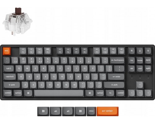 Keychron K8 Max QMK Aluminium Frame Keychron Super Brown (K8M-J3)