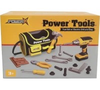 POWER X, Tool Set w/ Electric Drill and Tool Bag