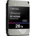 WD Ultrastar DC HC590 - twardy - Centrum danych - szyfrowany - 26 TB - wewnętrzny - 3.5" (8.9 cm) - SAS 12Gb/s - 7200 rpm - Puffer: 512 MB - Self-Encrypting Drive (SED)