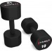 HMS Dumbbells HPT10 poliuretanowe 2 x 10 kg