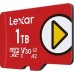 SD  Lexar PLAY MicroSDXC 1 TB Class 10 UHS-I/U1 A2 V30 (LMSPLAY001T-BNSNG)
