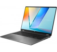 Laptop Asus Asus Vivobook 16 Flip TP3607SA-RJ033W | Matte Gray | 16 " | OLED | Touchscreen | 3K | 2880 x 1800 pixels | Glossy | Intel Core Ultra 7 | 256V | 16 GB | LPDDR5X | Solid-state drive capacity 1000 GB | Intel Arc Graphics | Windows 11 Home | 