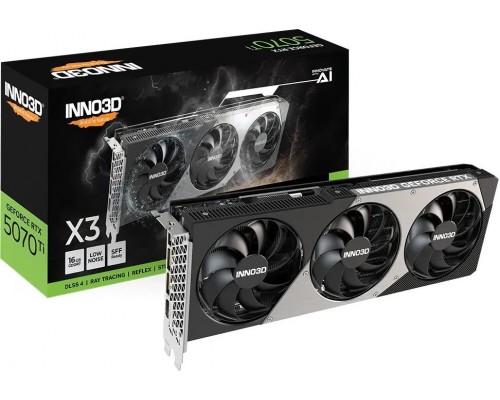 Inno3D GeForce RTX 5070 Ti X3 16GB GDDR7 DLSS4 (N507T3-16D7-176068N)