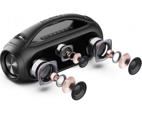 Ekspres do kawyDomoSVEN PS-380 głośnik bluetooth 40W, FM, IPx5, RGB