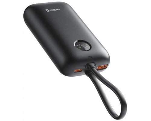Swissten Voltbox 35W Power Bank 10000 mAh with Built-In Cables USB-C and Lightning