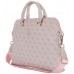 Bag Guess 4G Zipper Pocket Triangle Logo 15" pink
