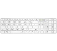 Genius SlimStar 126 COPILOT, klawiatura CZ/SK, klasyczna, przewodowa (USB), bia�a