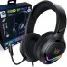 Onikuma ONIKUMA X31 gaming nauszne RGB : Kolor - czarny