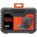 Black&Decker A7216-XJ 32 Piece Drilling and Screwdriving Set