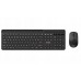 C-Tech C-TECH klawiatura z myszą WLKMC-05B Bezprzewodowy zestaw 2.4GHz CZ Black
