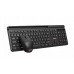 C-Tech C-TECH klawiatura z myszą WLKMC-05B Bezprzewodowy zestaw 2.4GHz CZ Black