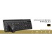 C-Tech C-TECH klawiatura z myszą WLKMC-05B Bezprzewodowy zestaw 2.4GHz CZ Black
