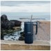 Quokka Umi -   of steel stainlessj 720 ml with a straw i silikonową podstawką (Black)