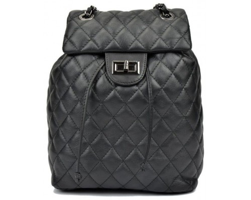 Plecak Casual Anna Luchini SS22-AL-2165-NERO Black 22 x 32 x 11 cm