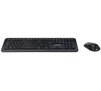 HP Targus Zestaw klawiatury i myszy kombinacja full size bezprzewodowy 2.4 GHz AZERTY francuski czarny