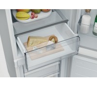 Candy ECNBQL3518EV Refrigerator, E, Built-in, Combi, Height 1.773m, Fridge net 194 L, Freezer net 74 L, White