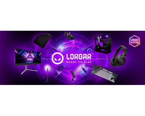 LORGAR KBP7075W  Wireless 75% Mechanical Gaming  Pro  Black/Red  EN layout