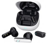 TRUST sluchátka GXT 409 Oxxie, špunty, Bluetooth, RF 2.4GHz, USB-C Přijímač, bílá