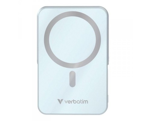 Verbatim Power Bank mit Standfuß mag.Wireless 10000mA blau  32266