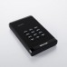iStorage diskAshur3 HDD zewnętrzny dysk twarde 5 TB USB Type-C 3.2 Gen 1 (3.1 Gen 1) Black