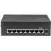 Switch Intellinet Network Solutions Gigabit 8x 1000Mbps RJ45 PoE/PoE+ 60W VLAN (561204)