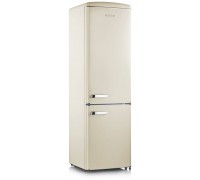 GRASS Severin Retro 244 L wysokość 181 cm besa - Lodówka