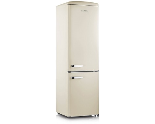 GRASS Severin Retro 244 L wysokość 181 cm besa - Lodówka
