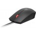 Lenovo - Maus - optisch - 3 Tasten - kabelgebunden - USB - Schwarz, Rot