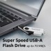 Intenso USB 256GB OFFICE LINE 3.2 Gen1 Silver-Black pamięć USB USB Typu-A 3.2 Gen 1 (3.1 Gen 1) Black, Silver